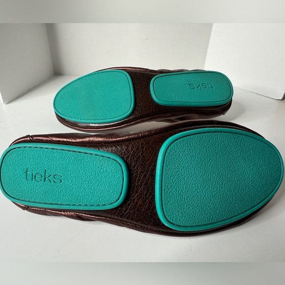 Tieks Gavrieli Size 7 Leather Ballet Flats Slip On Shoes Raspberry Truffle RARE! - Picture 9 of 11